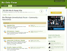 Tablet Screenshot of bio-oeko-forum.de